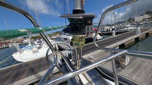 deck, Beneteau 45 Oceanis, sailboat for sale