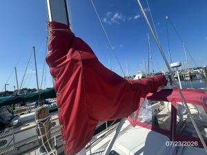 deck, Scanmar 35, sailboat for sale