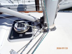 deck, Scanmar 35, sailboat for sale