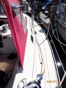 deck, Scanmar 35, sailboat for sale