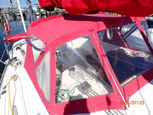 cockpit, Scanmar 35, sailboat for sale