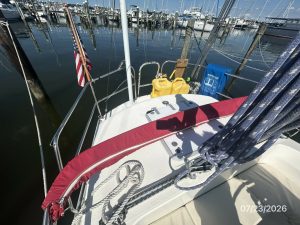 deck, Scanmar 35, sailboat for sale