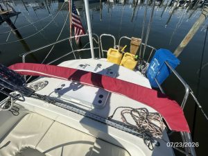 deck, Scanmar 35, sailboat for sale