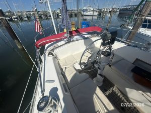 helm, Scanmar 35, sailboat for sale