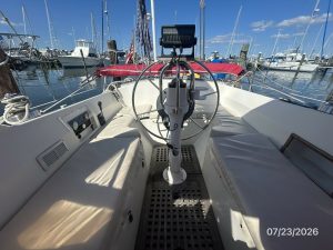 helm, Scanmar 35, sailboat for sale