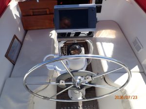 helm, Scanmar 35, sailboat for sale