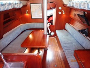 salon, Scanmar 35, sailboat for sale
