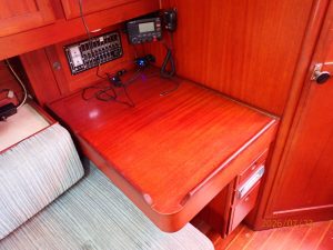navigation station, Scanmar 35, sailboat for sale