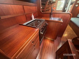 interior, Scanmar 35, sailboat for sale
