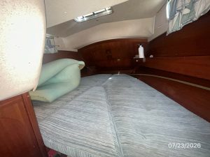bed, Scanmar 35, sailboat for sale