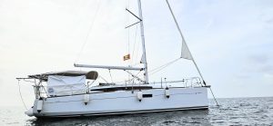 underway, Jeanneau 349, sailboat for sale