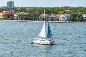 underway, St Francis 50, catamaran for sale