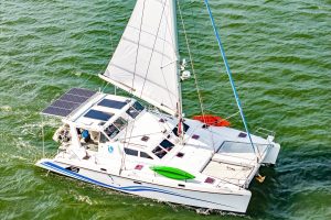 underway, St Francis 50, catamaran for sale