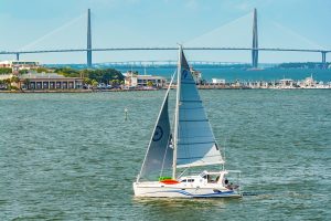 underway, St Francis 50, catamaran for sale
