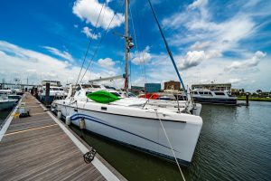 exterior, St Francis 50, catamaran for sale