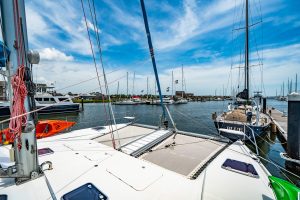 deck, St Francis 50, catamaran for sale