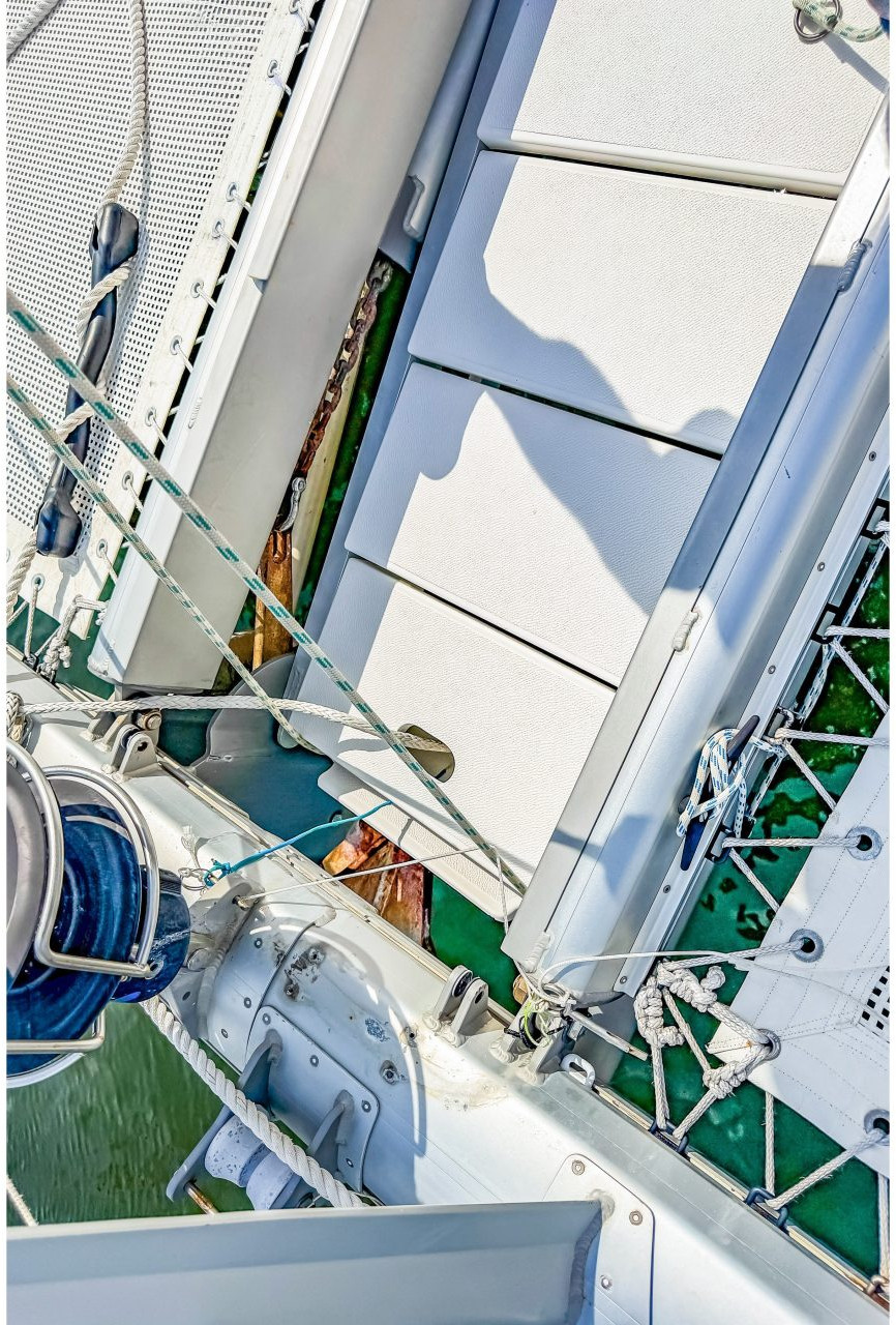 deck, St Francis 50, catamaran for sale
