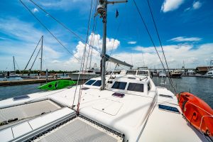 deck, St Francis 50, catamaran for sale