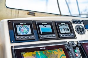 helm, St Francis 50, catamaran for sale