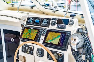 helm, St Francis 50, catamaran for sale
