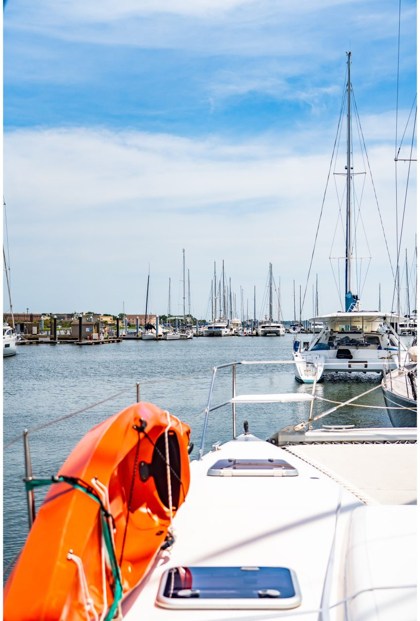 underway, St Francis 50, catamaran for sale
