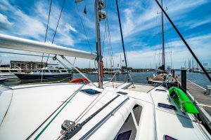 deck, St Francis 50, catamaran for sale