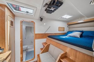 bed, St Francis 50, catamaran for sale