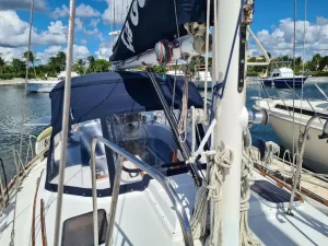 helm, Morgan 43, sailboat for sale