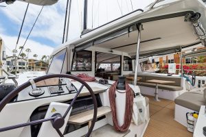 helm, Nautitech 44 Open, catamaran for sale
