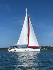 underway, Jeanneau JY51, sailboat for sale