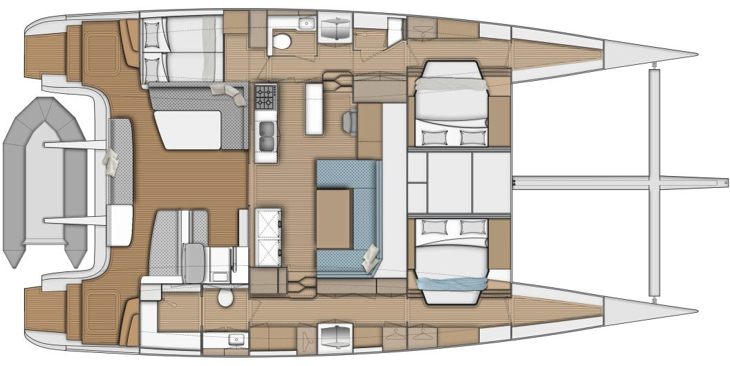 diagram, Balance 526, catamaran for sale