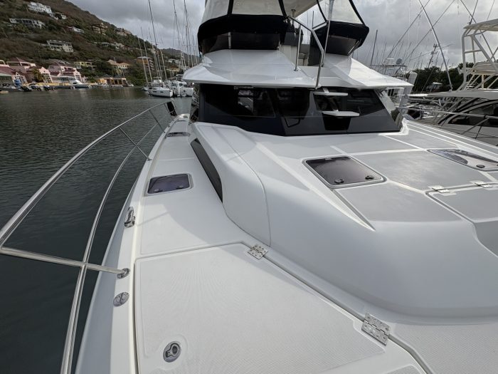 deck, Aquila 44, power catamaran for sale