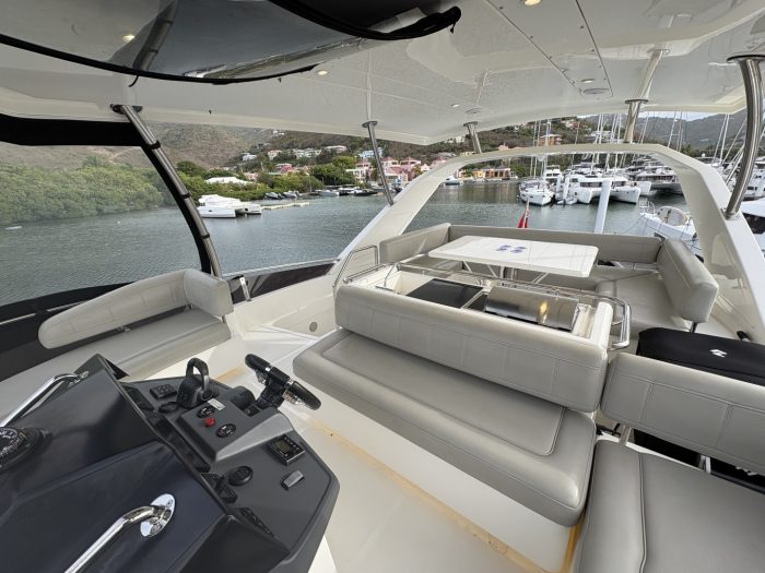 cockpit, Aquila 44, power catamaran for sale