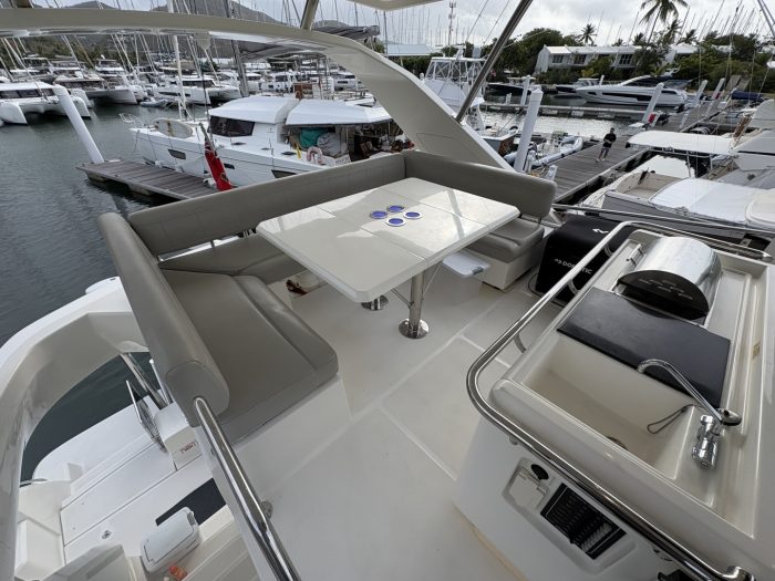 cockpit, Aquila 44, power catamaran for sale
