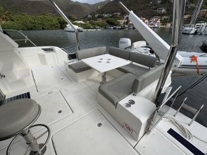 cockpit, Aquila 44, trawler for sale