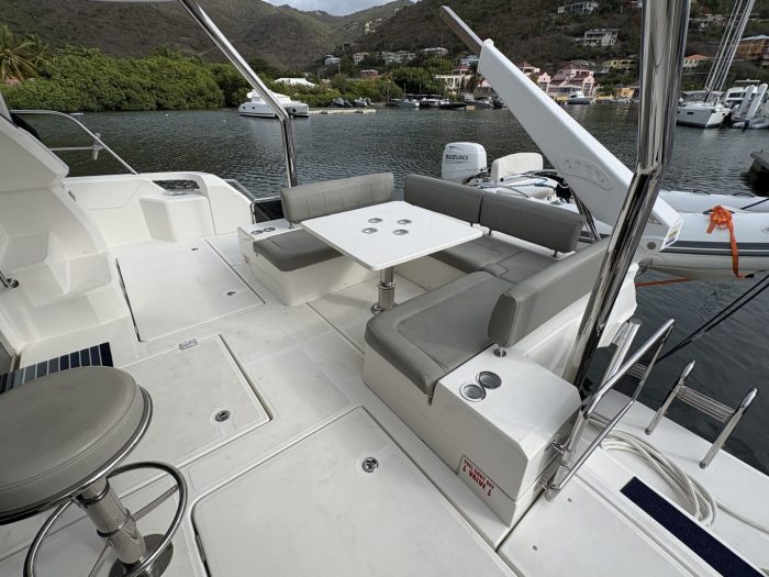 cockpit, Aquila 44, power catamaran for sale