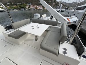 cockpit, Aquila 44, trawler for sale