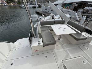 cockpit, Aquila 44, trawler for sale