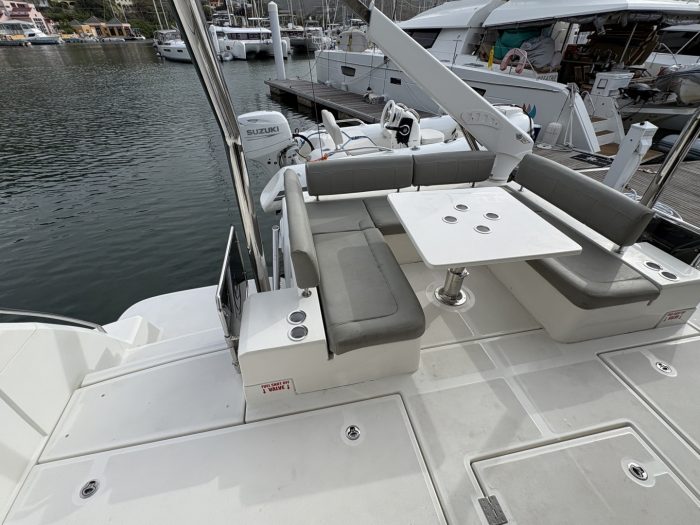 cockpit, Aquila 44, power catamaran for sale