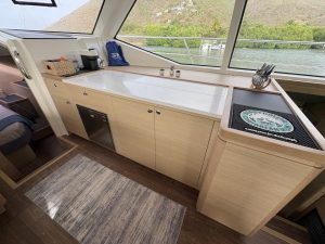 interior, Aquila 44, trawler for sale