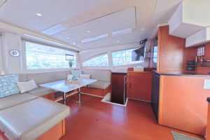 salon, Leopard 48, catamaran for sale