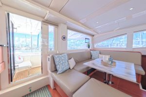 salon, Leopard 48, catamaran for sale
