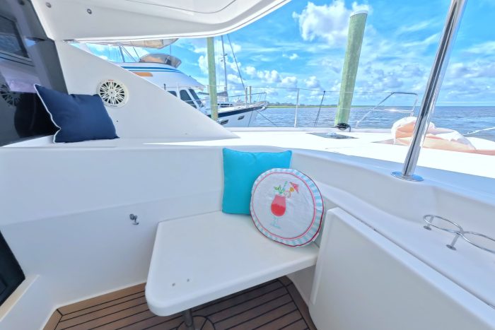 cockpit, Leopard 48, catamaran for sale