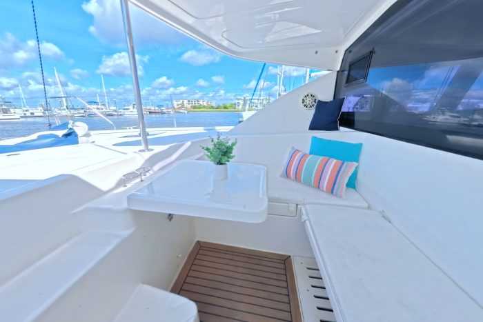 cockpit, Leopard 48, catamaran for sale