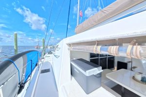 deck, Leopard 48, catamaran for sale