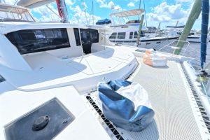 deck, Leopard 48, catamaran for sale
