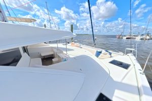 deck, Leopard 48, catamaran for sale