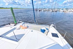 deck, Leopard 48, catamaran for sale