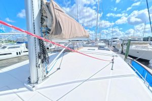 deck, Leopard 48, catamaran for sale