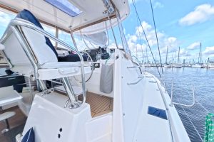 deck, Leopard 48, catamaran for sale